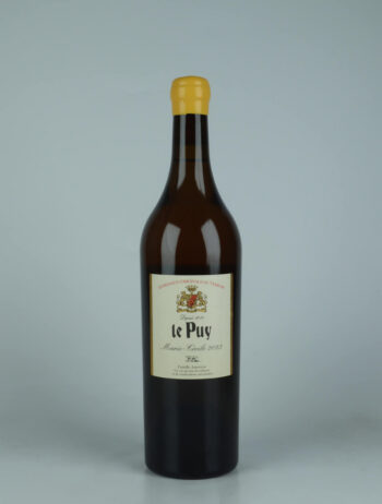 A bottle 2023 Marie-Cécile White wine from Château le Puy, Bordeaux in France
