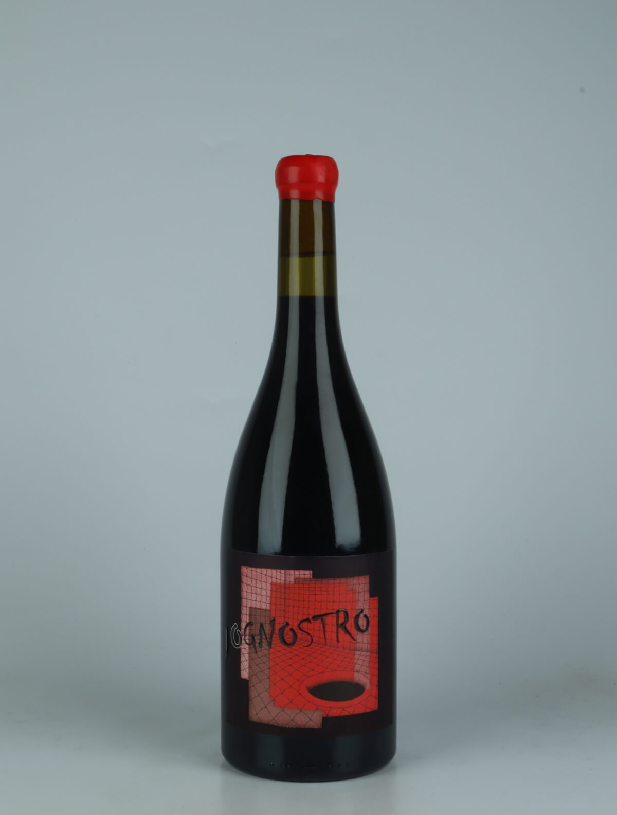 A bottle 2022 Ognostro Rosso Rødvin from Marco Tinessa, Campanien in Italien