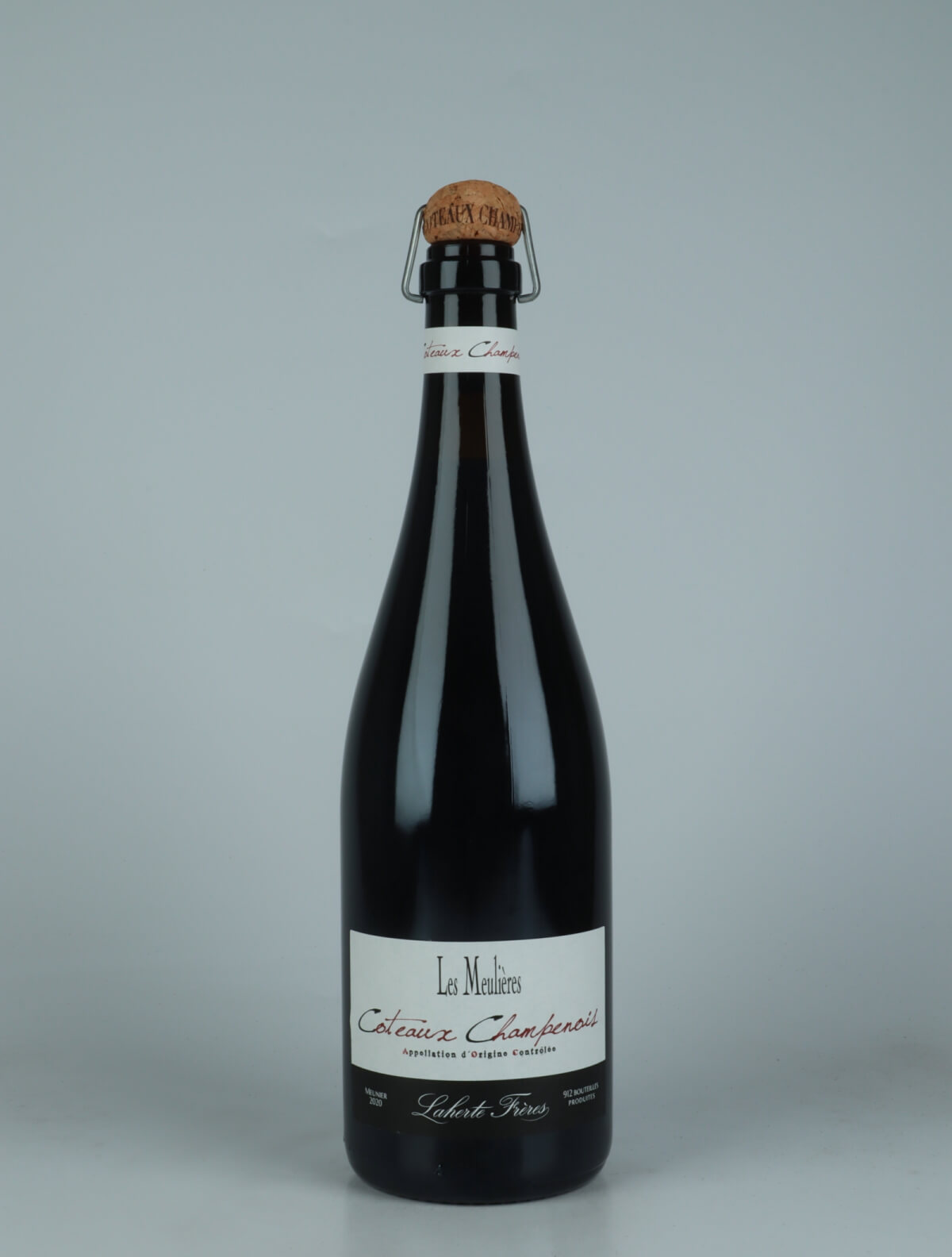 A bottle 2020 Coteaux Champenois - Les Meulières White wine from Laherte Frères, Champagne in France