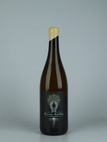 A bottle 2023 Les Deux Sources White wine from Racines Rebelles, Moselle in Luxemburg