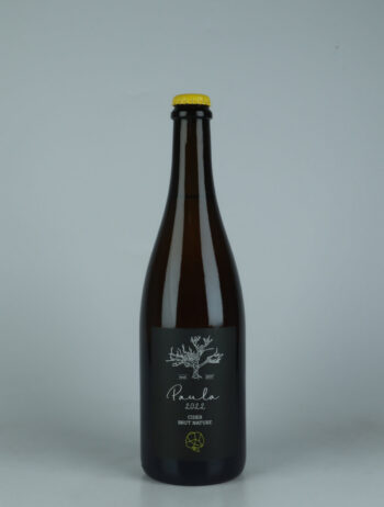 A bottle 2022 Paula Cider from Racines Rebelles, Moselle in Luxemburg