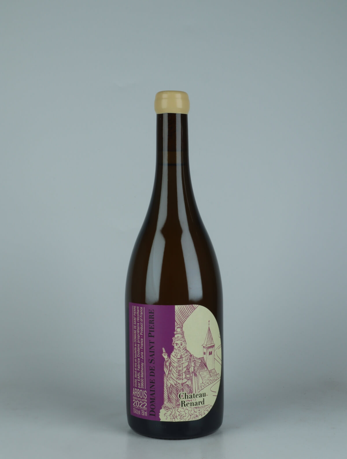 A bottle 2022 Arbois Blanc - Château Renard Hvidvin from Domaine de Saint Pierre, Jura in Frankrig