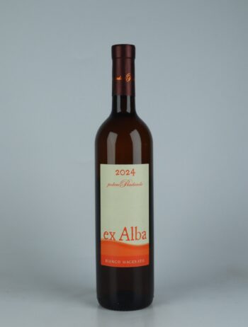 A bottle 2024 Ex Alba Orange wine from Podere Pradarolo, Emilia-Romagna in Italy