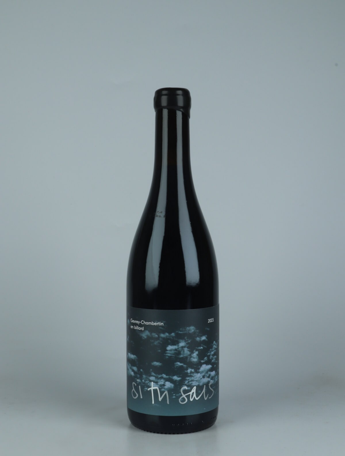 A bottle 2023 Gevrey Chambertin - En Billard Red wine from Si Tu Sais, Burgundy in France
