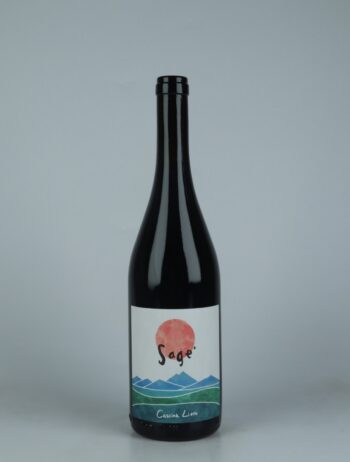 A bottle 2022 Rosso Sage Red wine from Cascina Lieto, Piedmont in Italy