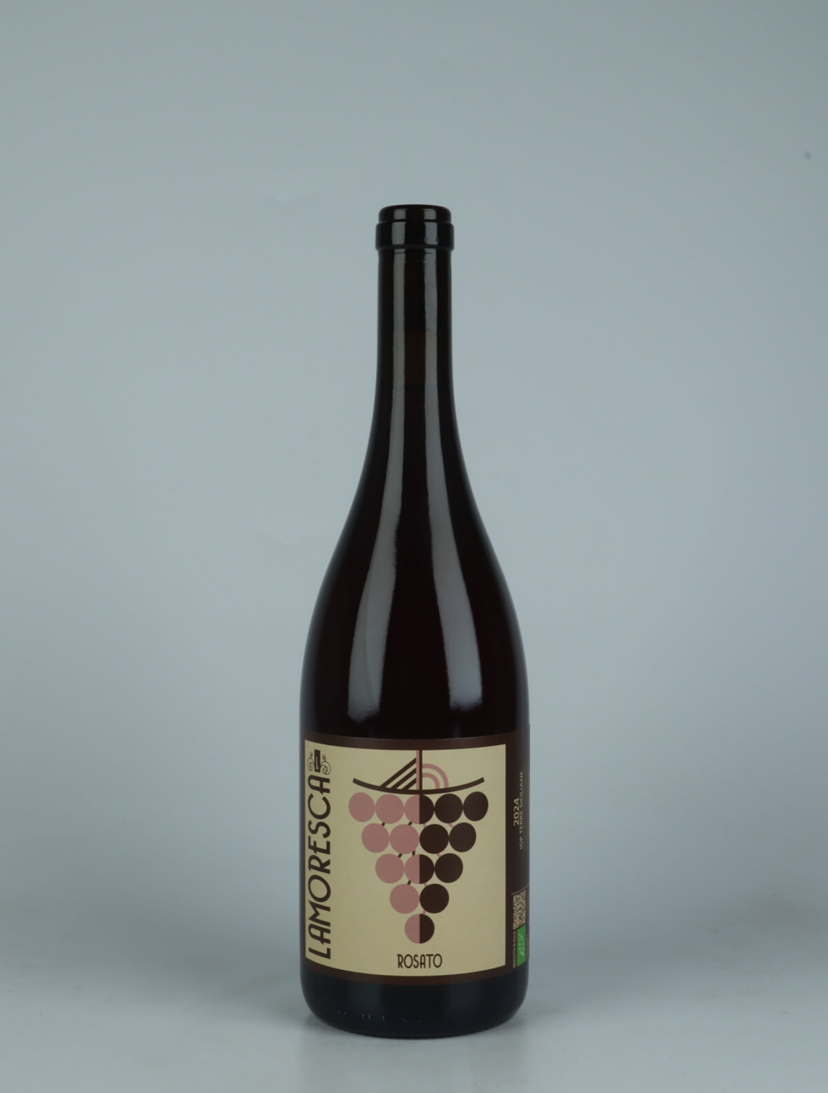 A bottle 2024 Rosato Rosé from Lamoresca, Sicilien in Italien