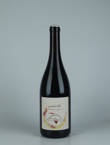 A bottle 2023 Vino di Confine Red wine from Gustinella, Sicily in Italy