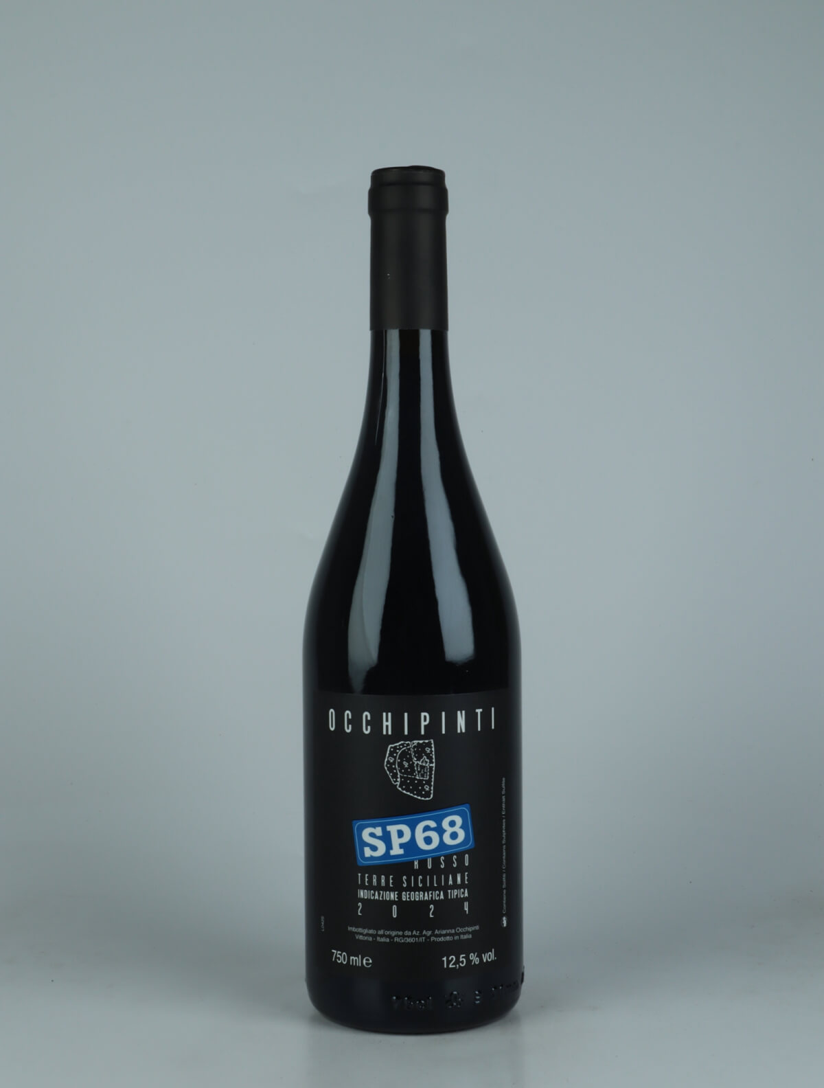 A bottle 2024 SP68 Rosso Red wine from Arianna Occhipinti, Sicily in Italy