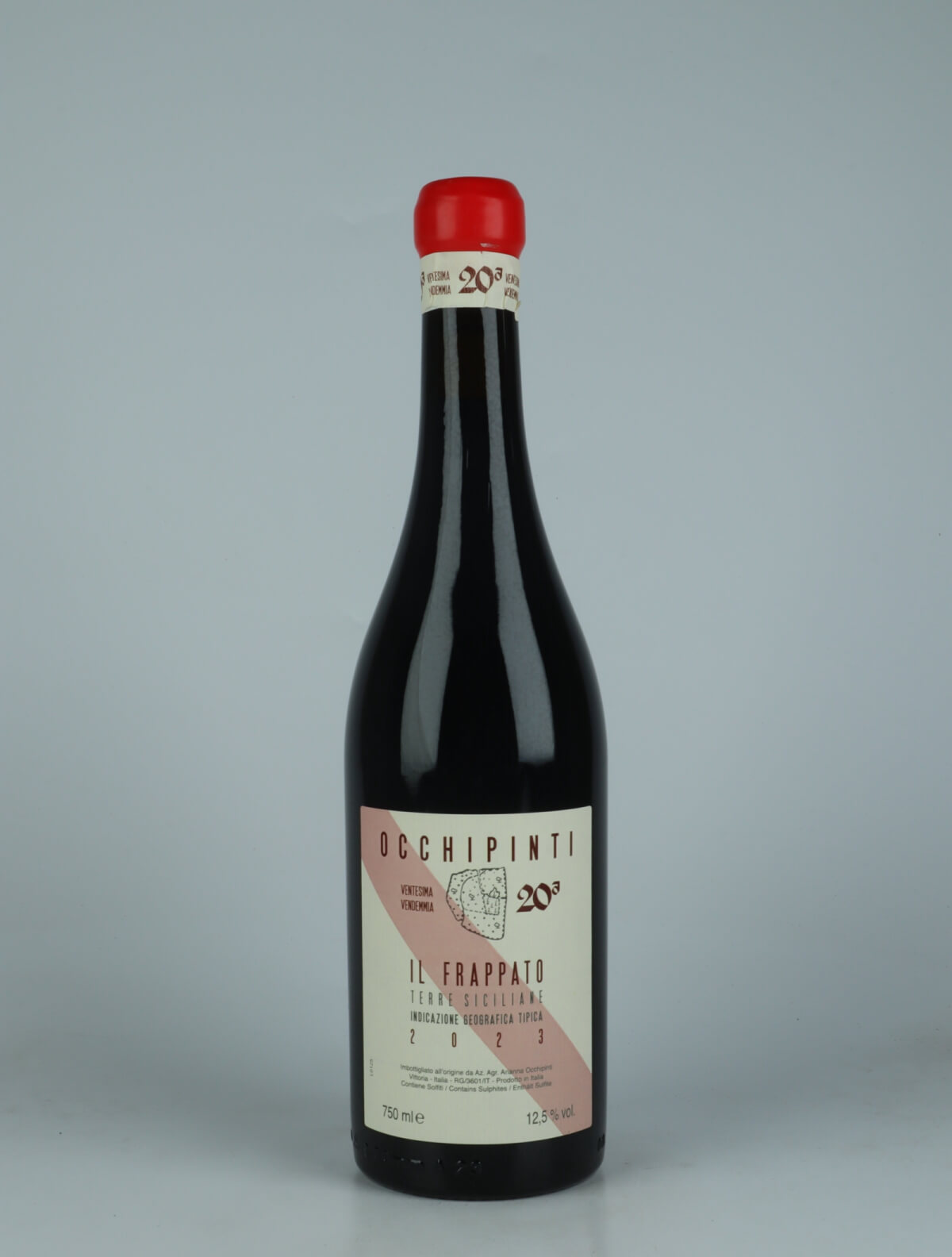 A bottle 2023 Il Frappato Red wine from Arianna Occhipinti, Sicily in Italy
