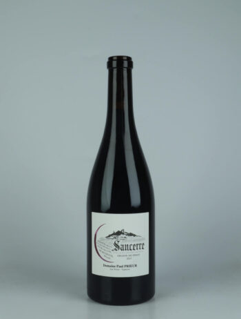 A bottle 2023 Sancerre Rouge - Grains de Pinot Red wine from Paul Prieur et Fils, Loire in France