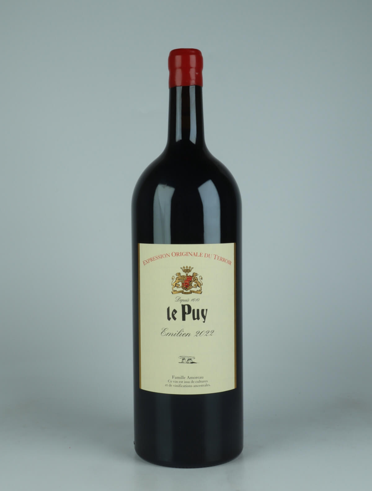 A bottle 2022 Emilien - Magnum Rødvin from Château le Puy, Bordeaux in Frankrig