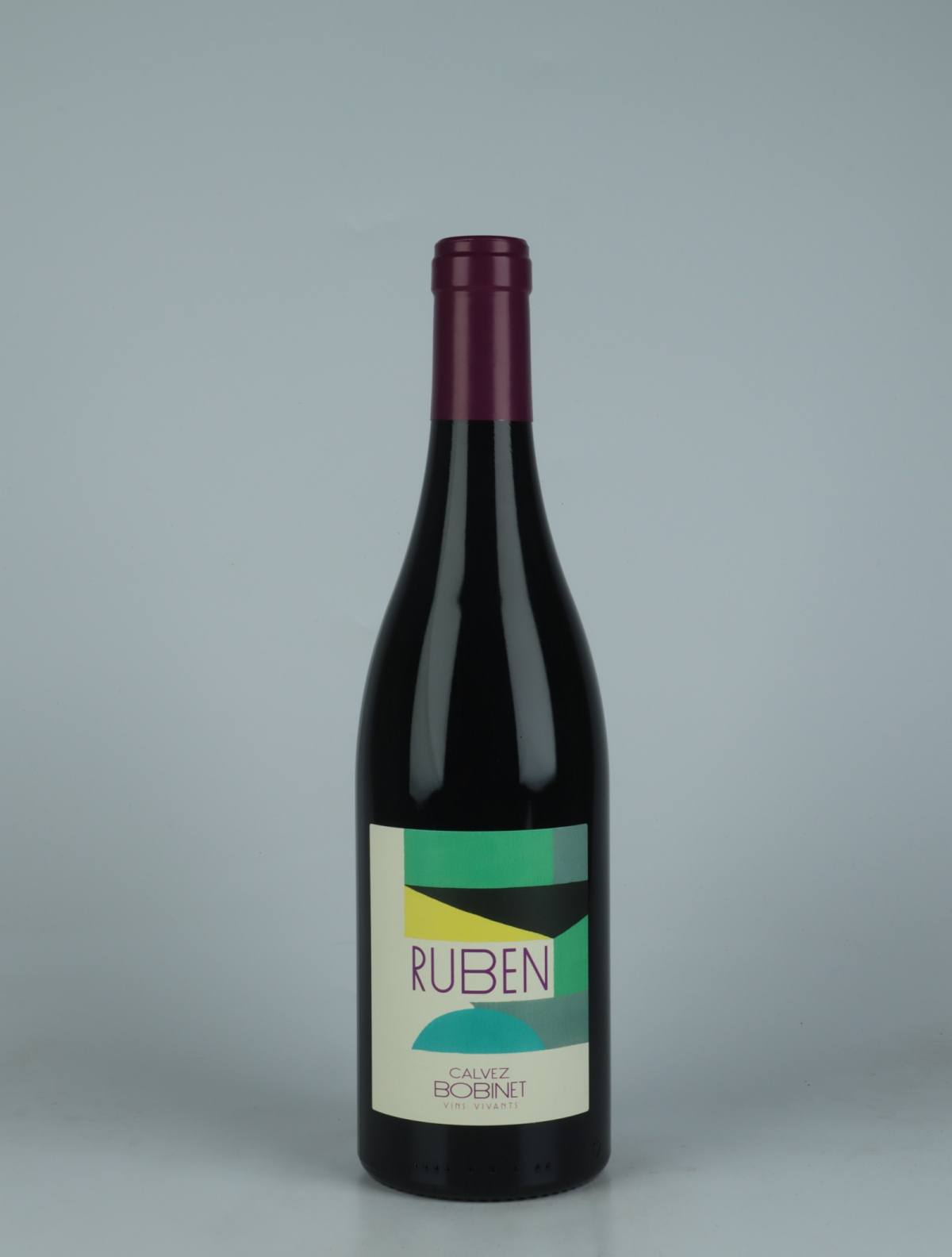 A bottle 2021 Ruben Red wine from Domaine Bobinet, Loire in France