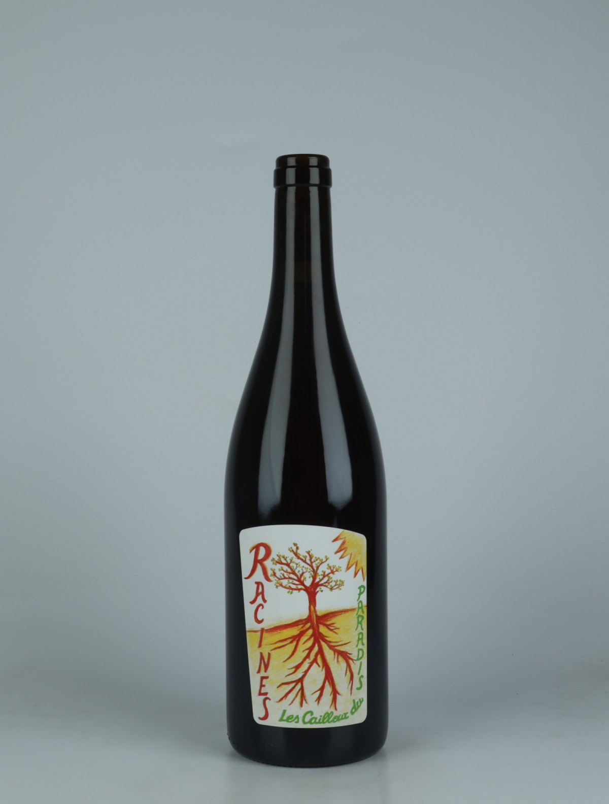 A bottle 2022 Racines Rouge Rødvin from Etienne Courtois, Loire in Frankrig