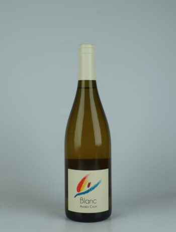 A bottle 2023 Blanc White wine from Andrea Calek, Ardèche in France