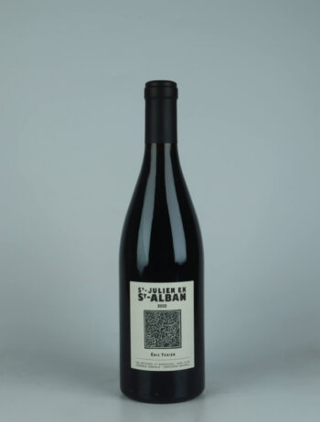 A bottle 2022 Saint-Julien en Saint-Alban Red wine from Eric Texier, Rhône in France