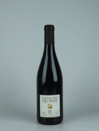 A bottle 2022 Châteauneuf-du-pape V.V. Red wine from Eric Texier, Rhône in France