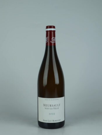A bottle 2022 Meursault - Sous la Velle White wine from Jean-Luc Burguet, Burgundy in France
