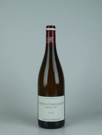 A bottle 2023 Grand Cru Corton-Charlemagne White wine from Jean-Luc Burguet, Burgundy in France