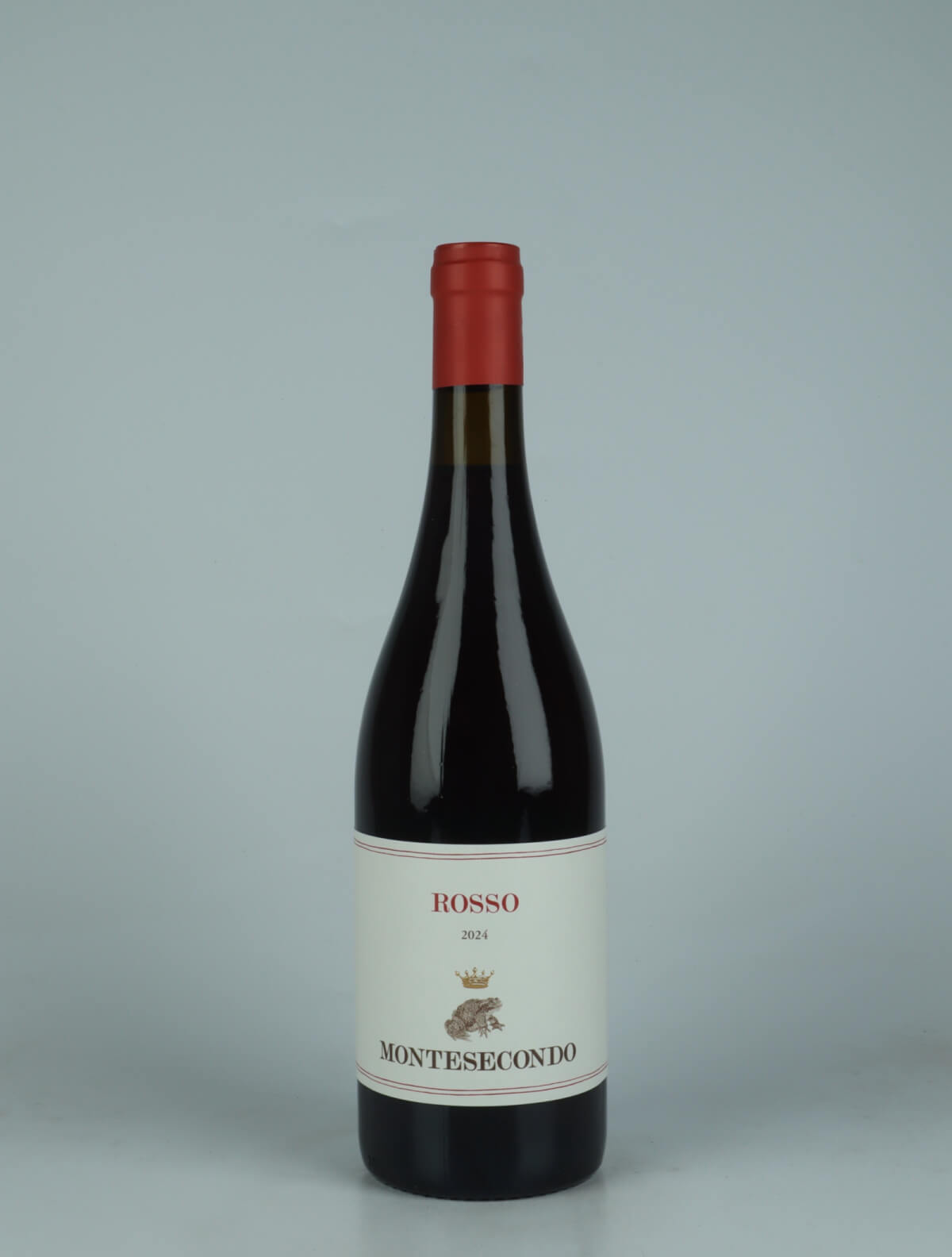 A bottle 2024 Rosso - Sangiovese Rødvin from Montesecondo, Toscana in Italien