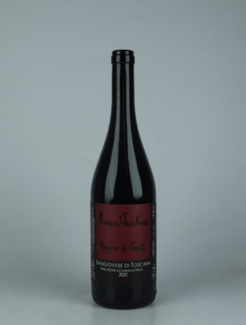 A bottle 2022 Poggio a' Venti Red wine from Massa Vecchia, Tuscany in Italy