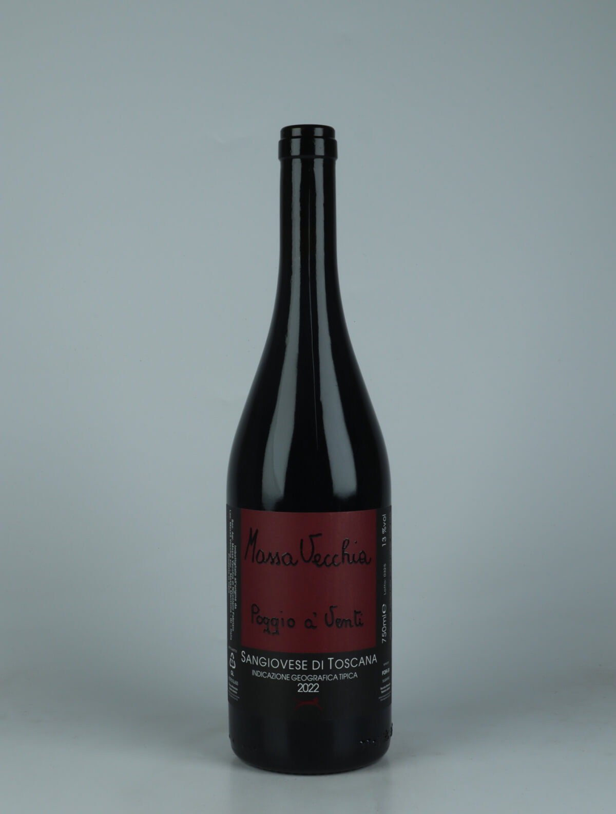 A bottle 2022 Poggio a' Venti Rødvin from Massa Vecchia, Toscana in Italien