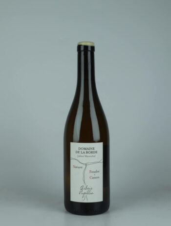 A bottle 2022 Naturé Foudre à Canon White wine from Domaine de la Borde, Jura in France