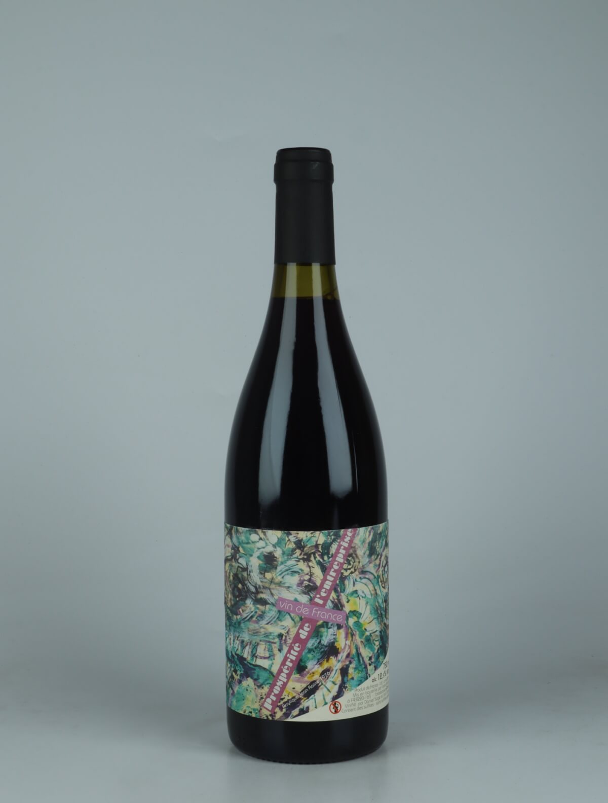 A bottle 2023 Prospérité de l'Entreprise Red wine from Daniel Sage, Haute-Loire in France