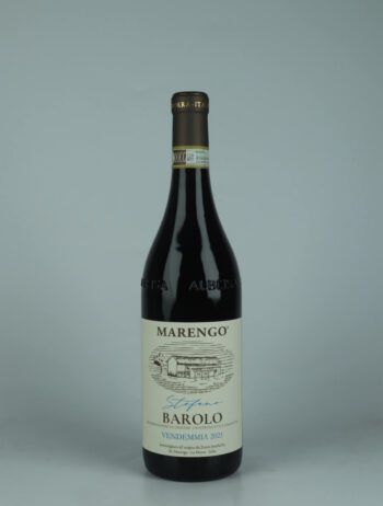A bottle 2021 Barolo - Stefano Red wine from Mario Marengo, Piedmont in Italy