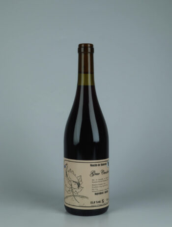 A bottle 2023 Grue Cendrée Red wine from Moulin de Rameau, Auvergne in France