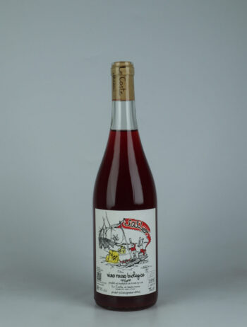 A bottle 2024 SOS Lago Rosso Red wine from Le Coste, Lazio in Italy