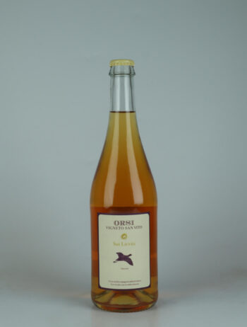 A bottle 2023 Sui Lieviti Sparkling from Orsi - San Vito, Emilia-Romagna in Italy