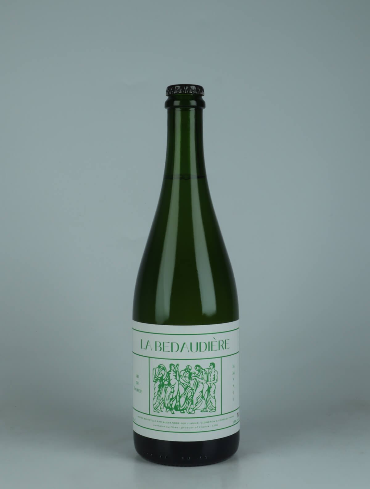 A bottle 2022 La Bedaudière - Blanc White wine from Alexandre Guillaume, Loire in France