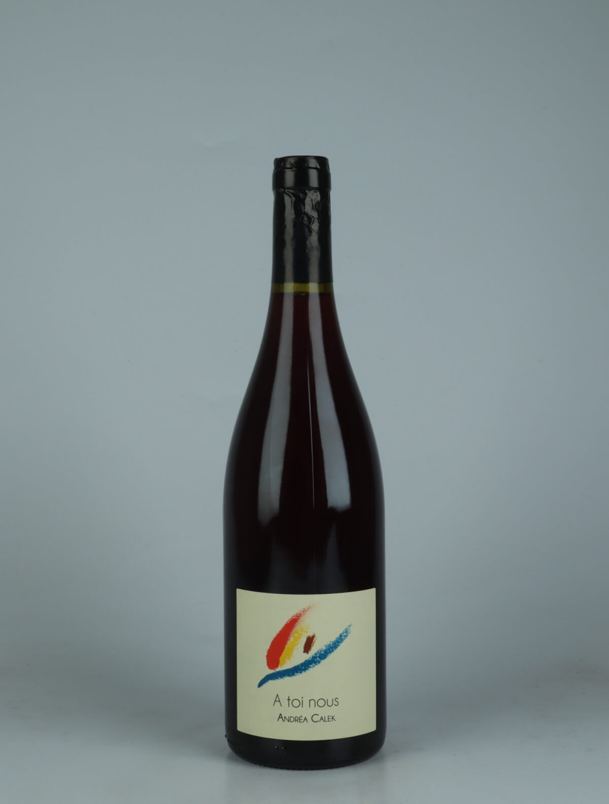 A bottle 2024 A Toi Nous Rødvin from Andrea Calek, Ardèche in Frankrig