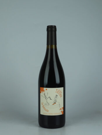 A bottle 2024 Reboule Red wine from Les Deux Terres, Ardèche in France