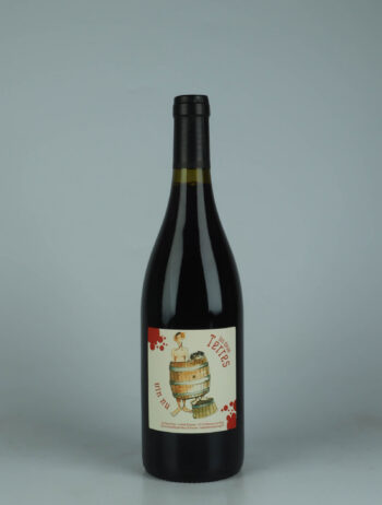 A bottle 2024 Vin Nu Rouge Red wine from Les Deux Terres, Ardèche in France