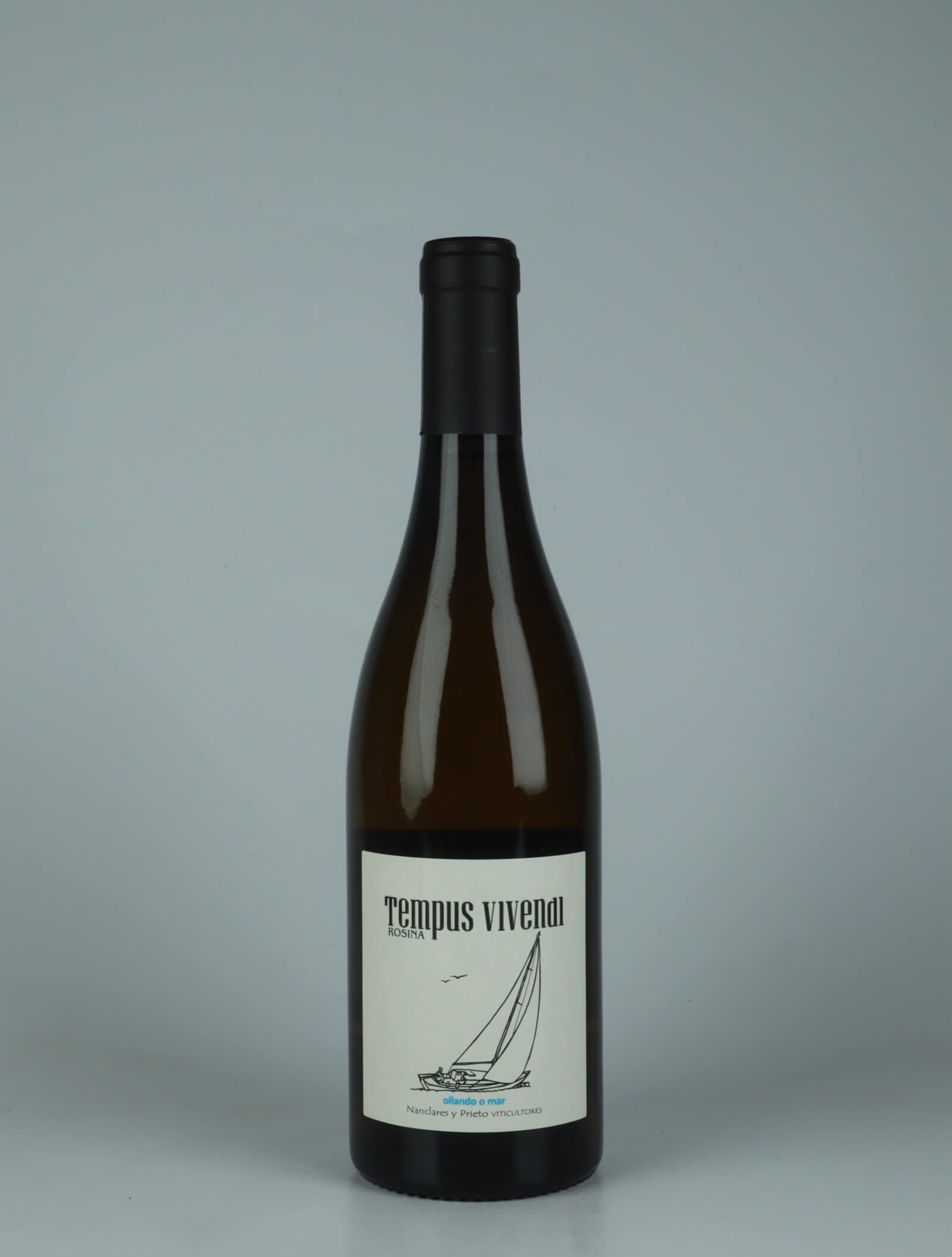 A bottle 2025 Tempus Vivendi White wine from Alberto Nanclares, Rias Baixas in Spain