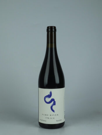 A bottle 2024 Red Red wine from Same River Twice Wines, Rhône in France