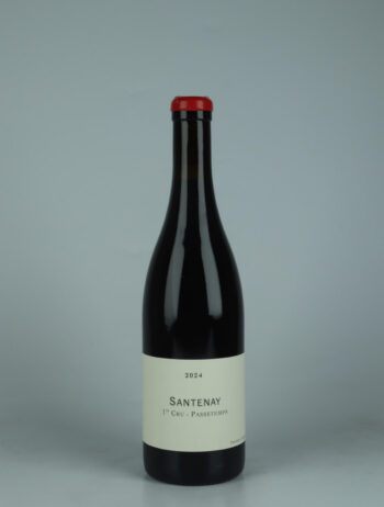 A bottle 2024 Santenay 1. Cru - Passetemps Red wine from Frédéric Cossard, Burgundy in France