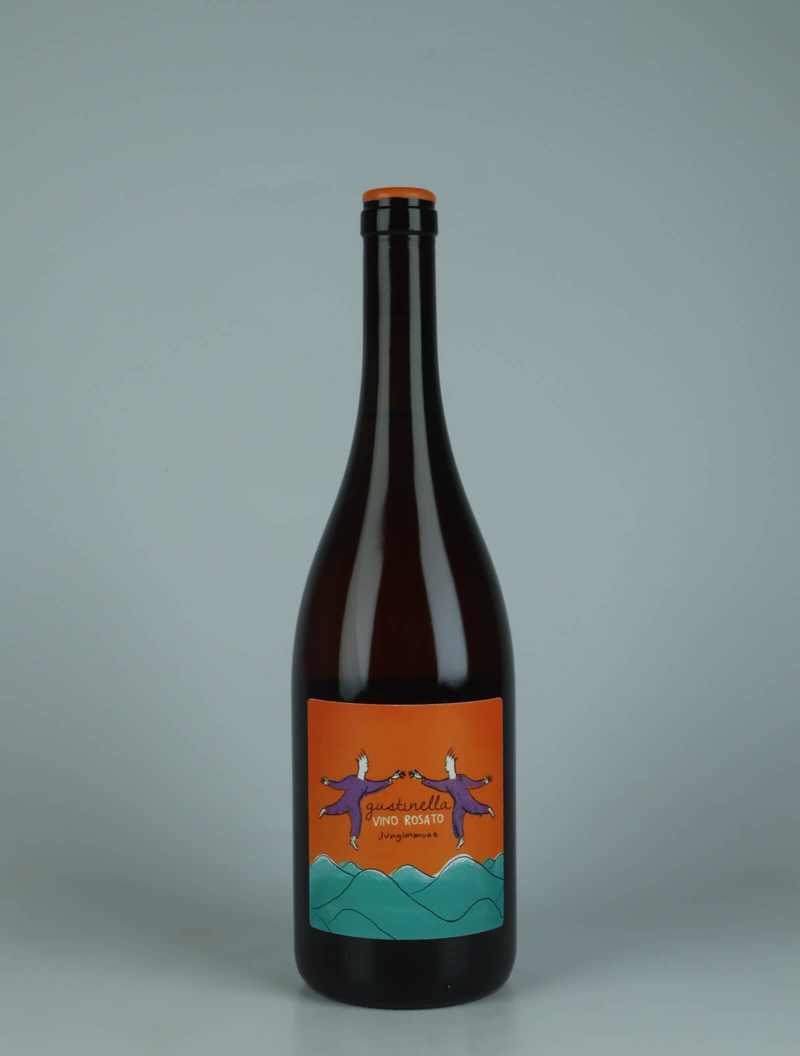 A bottle 2024 Jungimmune Rosato Rosé from Gustinella, Sicily in Italy