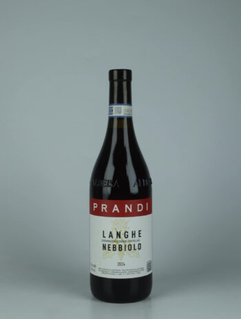 A bottle 2024 Langhe Nebbiolo Red wine from Cristina Prandi, Piedmont in Italy