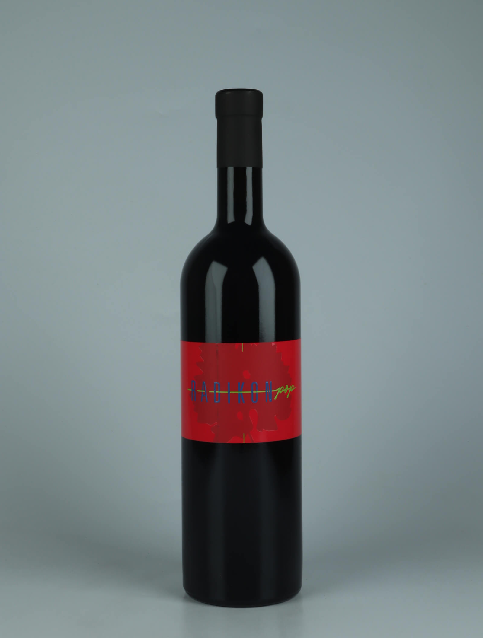 A bottle 2024 Rosso POP Red wine from Radikon, Brda in Italy