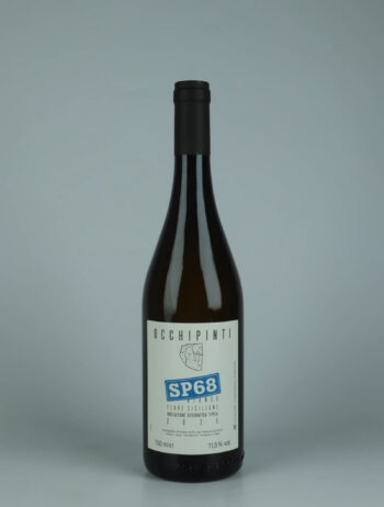 A bottle 2025 SP68 Bianco White wine from Arianna Occhipinti, Sicily in Italy