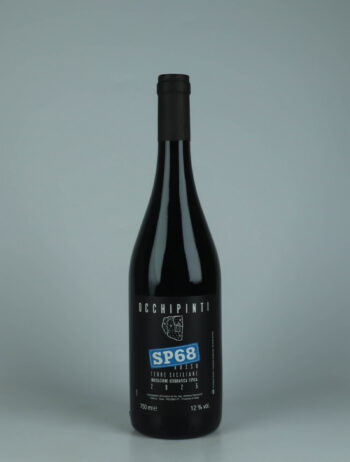 A bottle 2025 SP68 Rosso Red wine from Arianna Occhipinti, Sicily in Italy