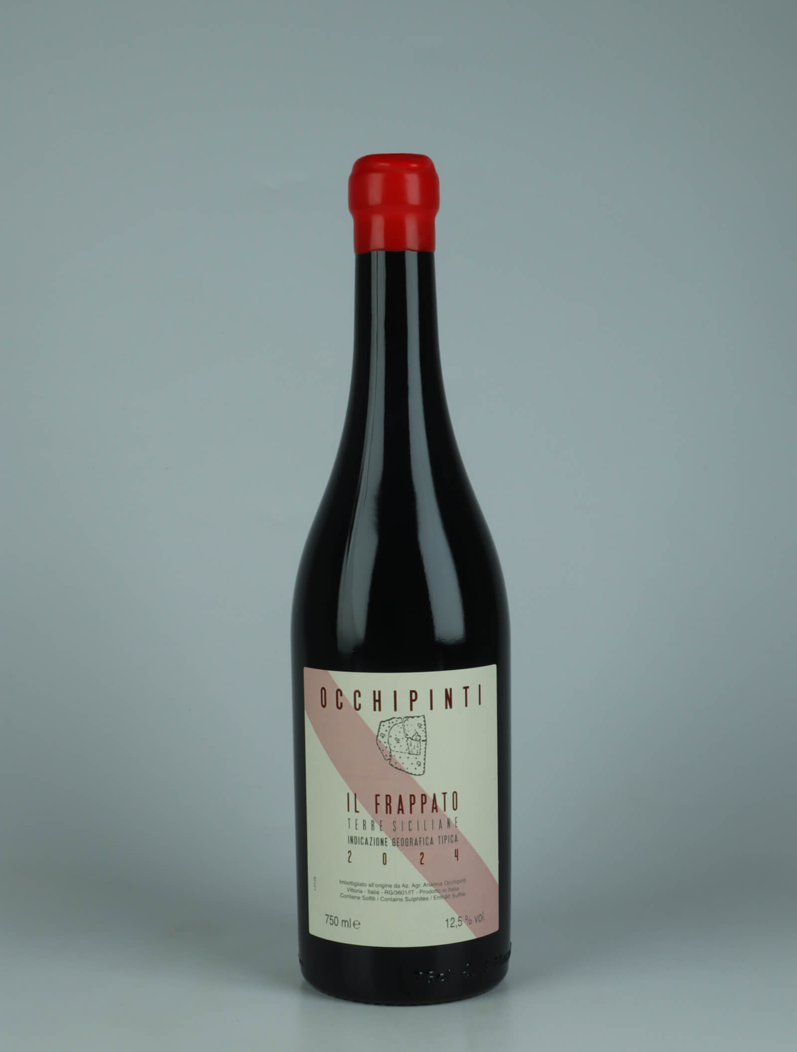 A bottle 2024 Il Frappato Red wine from Arianna Occhipinti, Sicily in Italy