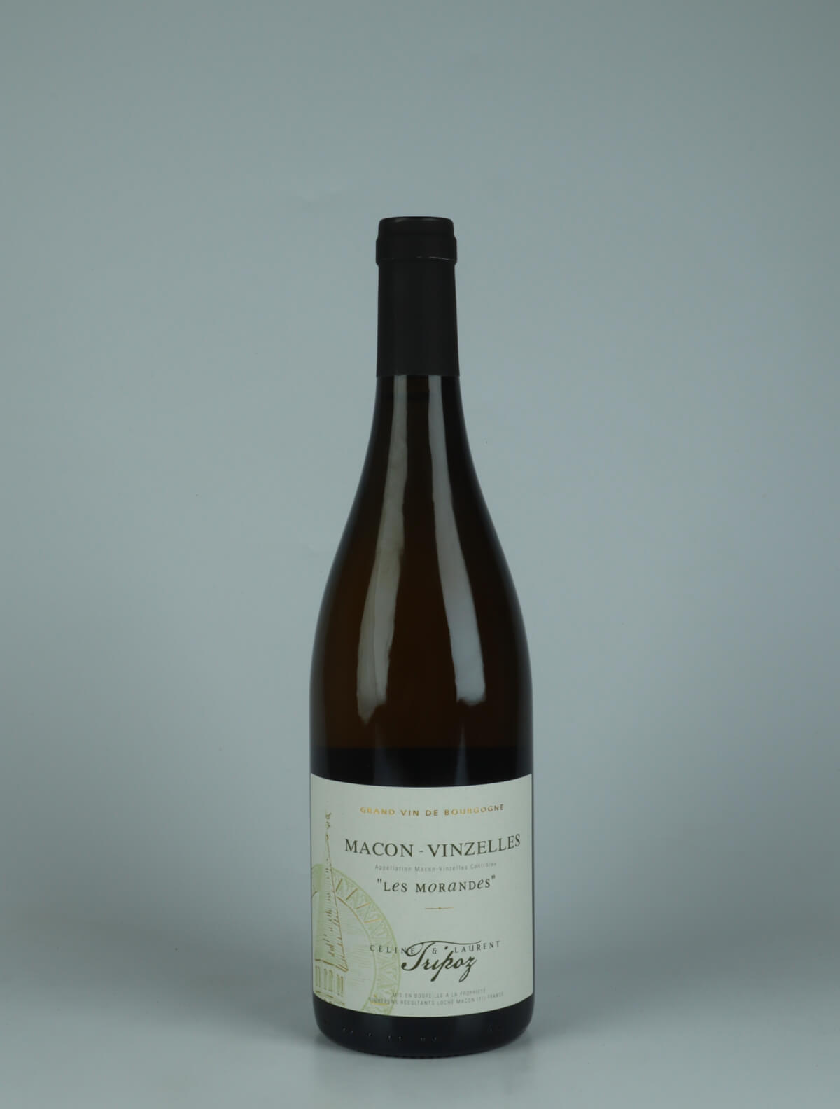 A bottle 2023 Mâcon-Vinzelles - Les Morandes White wine from Céline &amp; Laurent Tripoz, Burgundy in France