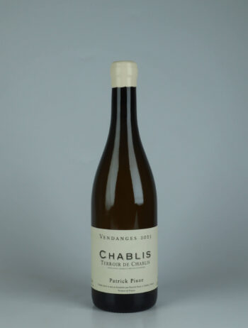 A bottle 2025 Chablis - Terroir de Chablis White wine from Patrick Piuze, Burgundy in France