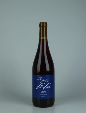 A bottle 2024 Le Petit Têtu Rouge Red wine from Jean-Marie Berrux, Burgundy in France