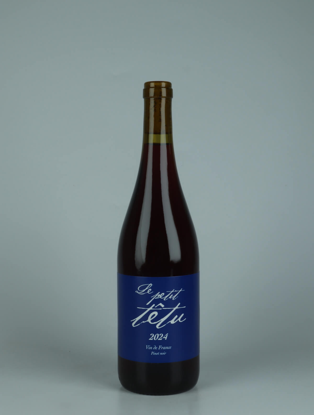 A bottle 2024 Le Petit Têtu Rouge Red wine from Jean-Marie Berrux, Burgundy in France