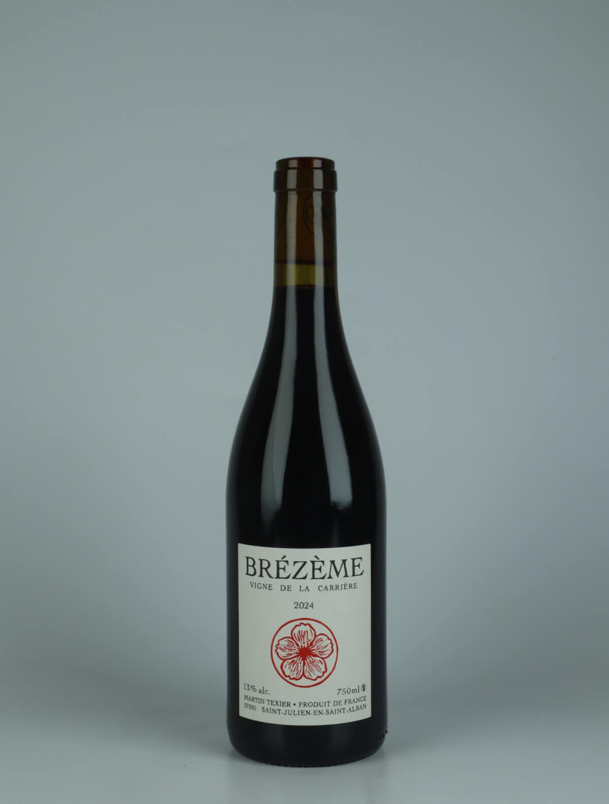 A bottle 2024 Brézème - Vigne de la Carrière Rødvin from Martin Texier, Rhône in Frankrig