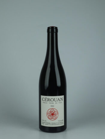 A bottle 2024 Cérouan - Vieille Vigne du Clau Red wine from Martin Texier, Rhône in France